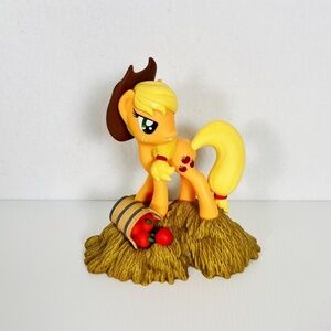 My Little Pony MLP Applejack Coin Bank Vinyl 8" Tall Piggy Bank 2014 Hasbro
